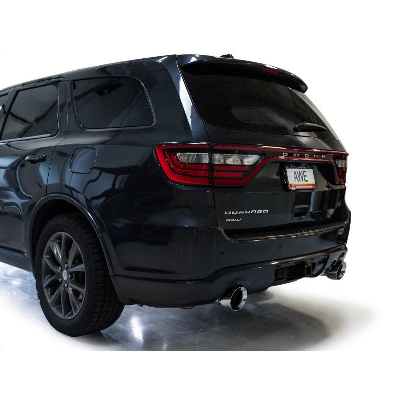 AWE Tuning 11-24 Dodge Durango 5.7L Touring Edition Exhaust w/ Chrome Silver Tips-SR1 Performance
