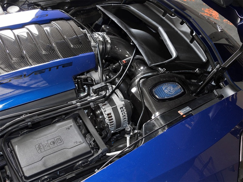 aFe Momentum Black Series Carbon Fiber Intake System P5R 14-17 Chevy Corvette 6.2L (C7)-SR1 Performance