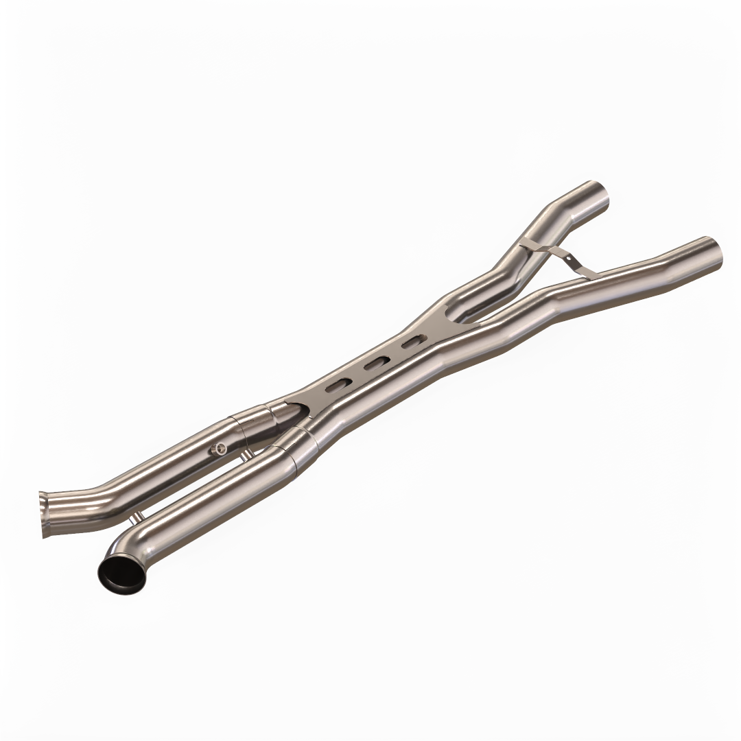 3" SS Competition ULTRA X-Pipe. 06–13 Corvette C6 Z06/ZR1. Connects to OEM
