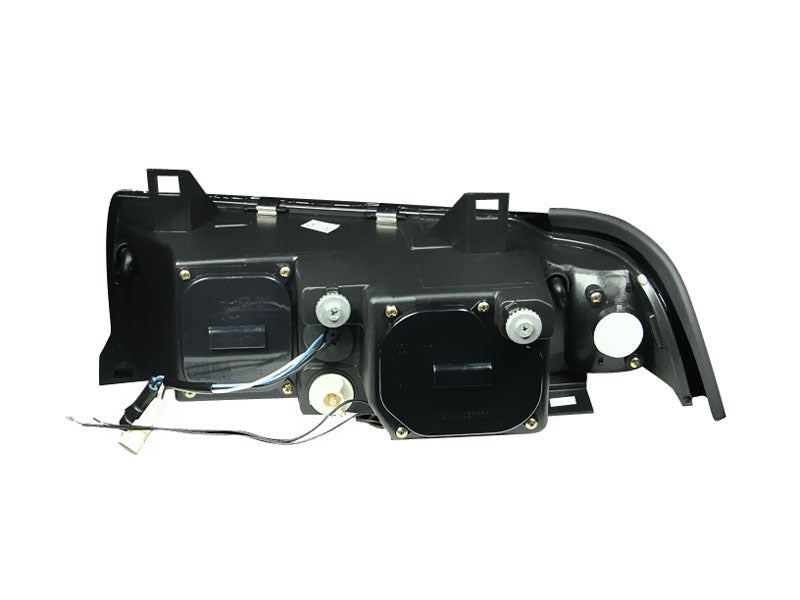 ANZO 1992-1998 BMW 3 Series E36 Projector Headlights w/ Halo Black (CCFL) G2-SR1 Performance