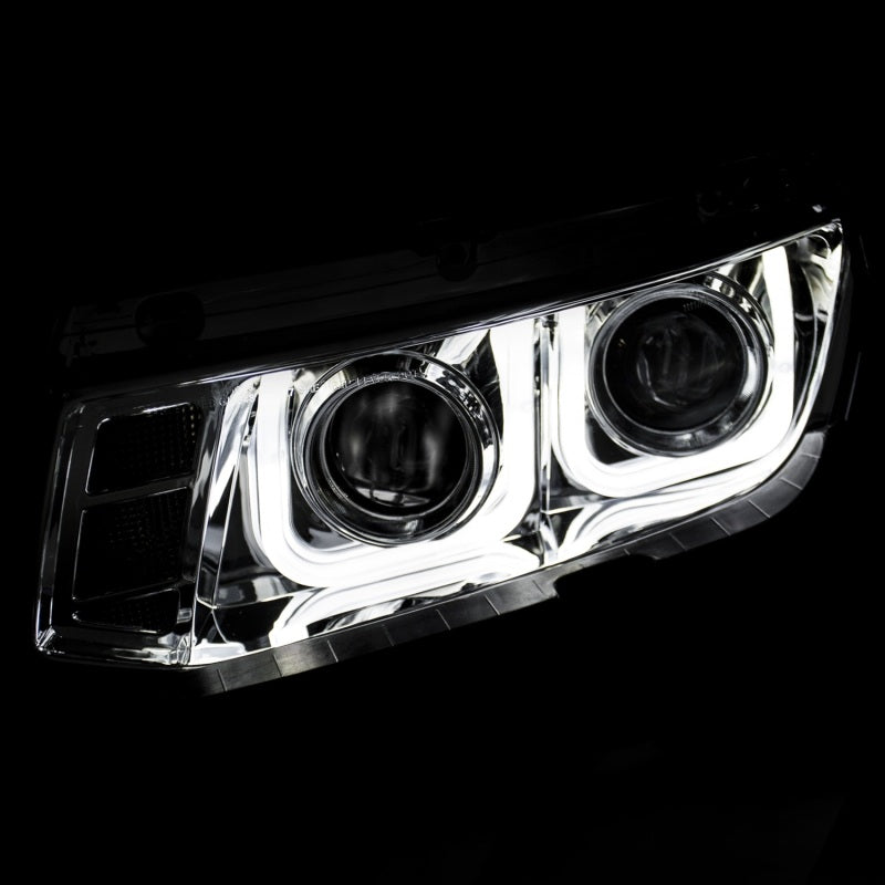 ANZO 2014-2015 Chevrolet Camaro Projector Headlights w/ U-Bar Chrome-SR1 Performance