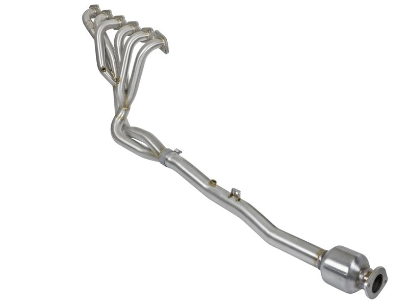 aFe Power Twisted Steel Long Tube Header & Connection Pipes (Street Series) 01-16 Nissan Patrol-SR1 Performance