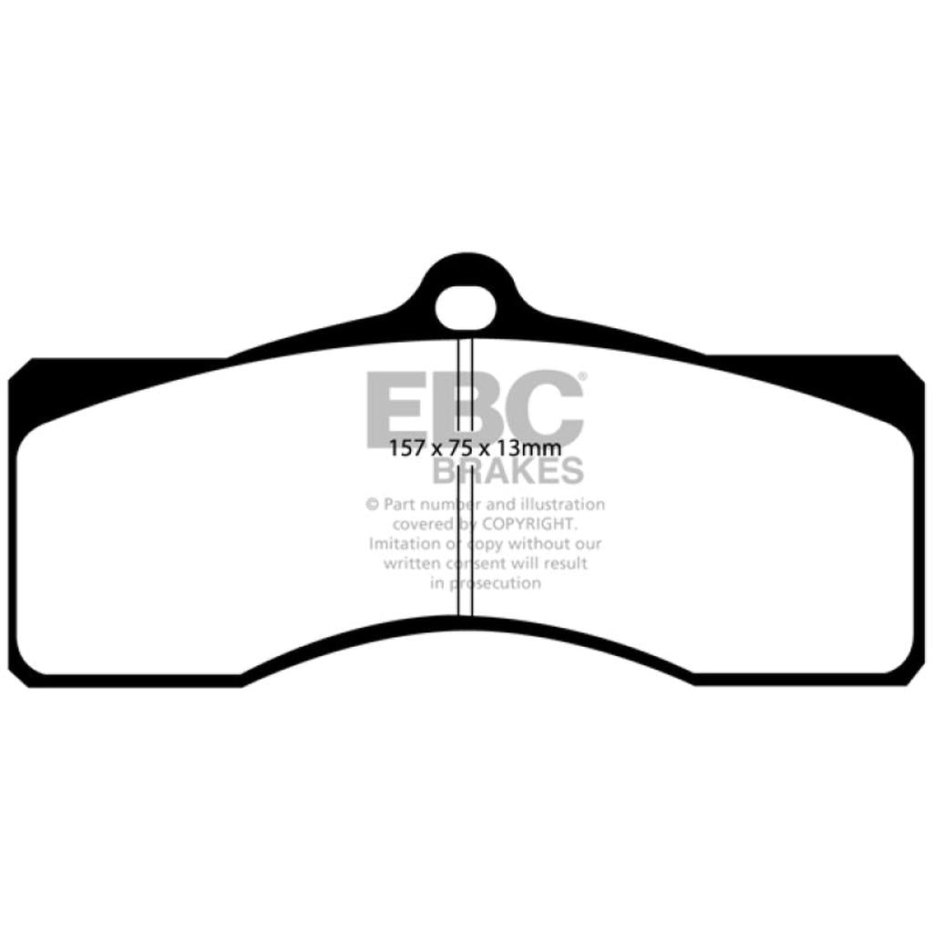 EBC Redstuff Ceramic Low Dust Brake Pads for Chevrolet Corvette and Camaro – Part No. DP31155C