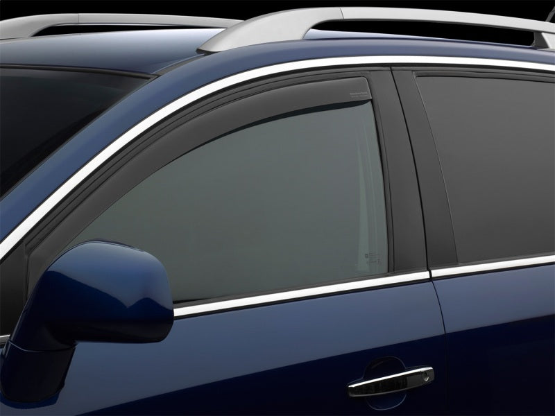 WeatherTech 19-24 Infiniti QX80 Front and Rear Side Window Deflectors - Dark Tint