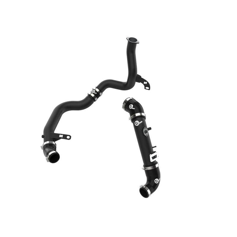 AFE 19-22 Hyundai Veloster N BladeRunner Aluminum Hot & Cold Charge Pipe Kit - Black-SR1 Performance