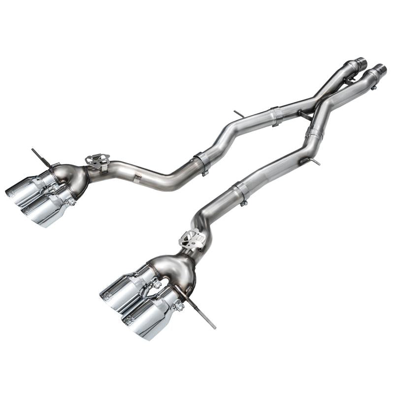 AWE Tuning 23-24 BMW G87 M2 Track Edition Exhaust - Chrome Silver Tips-SR1 Performance