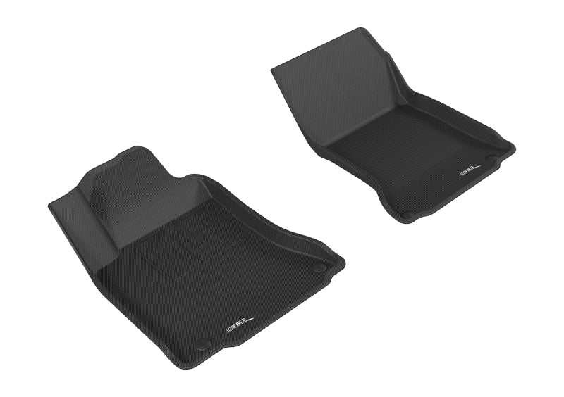 3D MAXpider 2017-2019 Infiniti QX30 Kagu 1st Row Floormat - Black-SR1 Performance