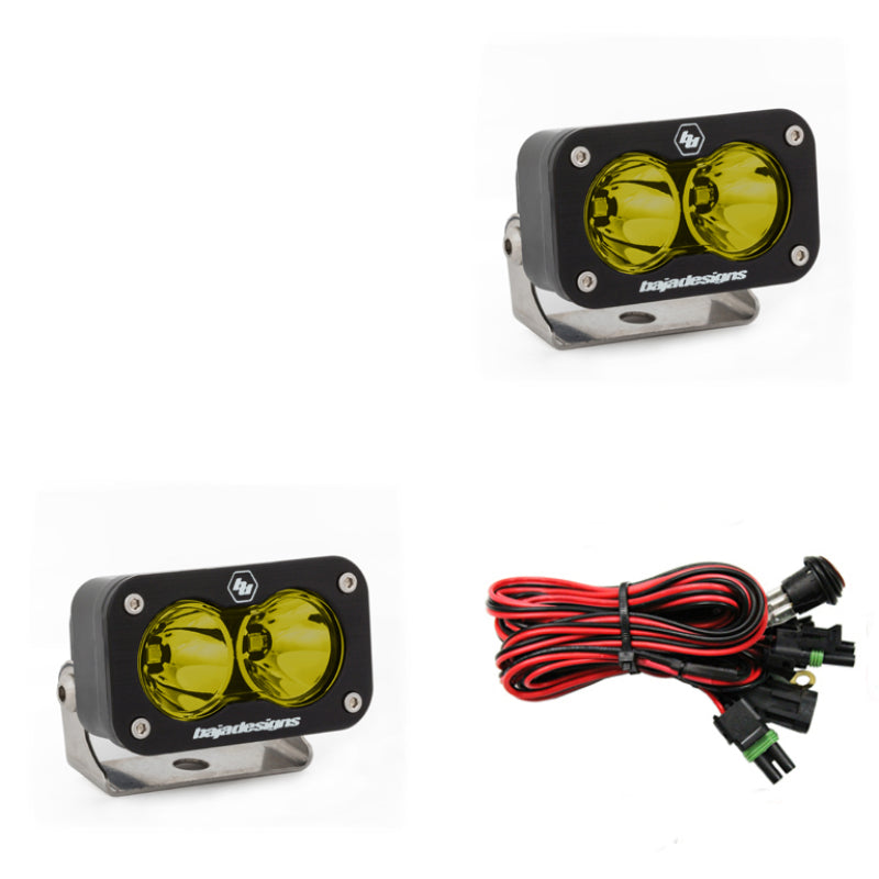 Baja Designs S2 Sport Spot Pattern LED Work Light - Amber-SR1 Performance