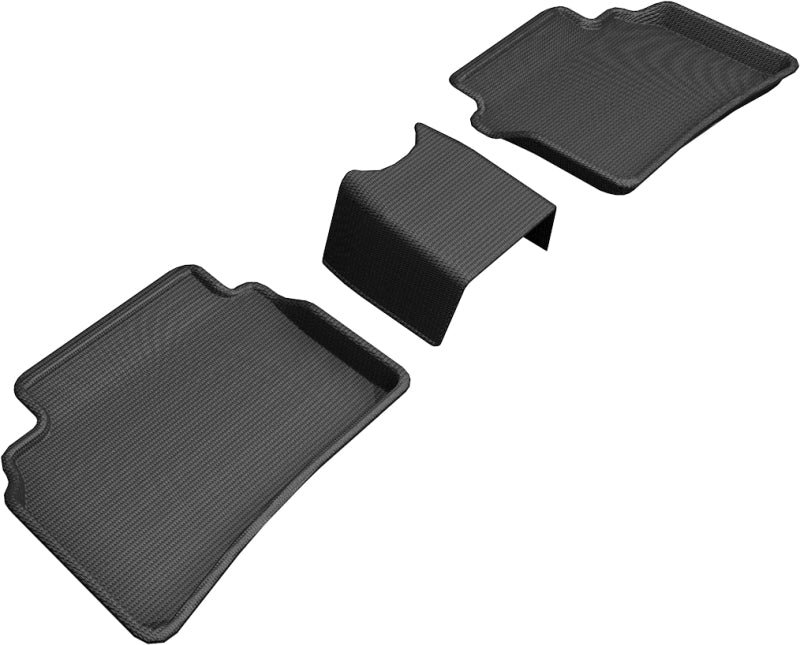 3D MAXpider 2018-2020 Buick Regal Kagu 2nd Row Floormats - Black-SR1 Performance