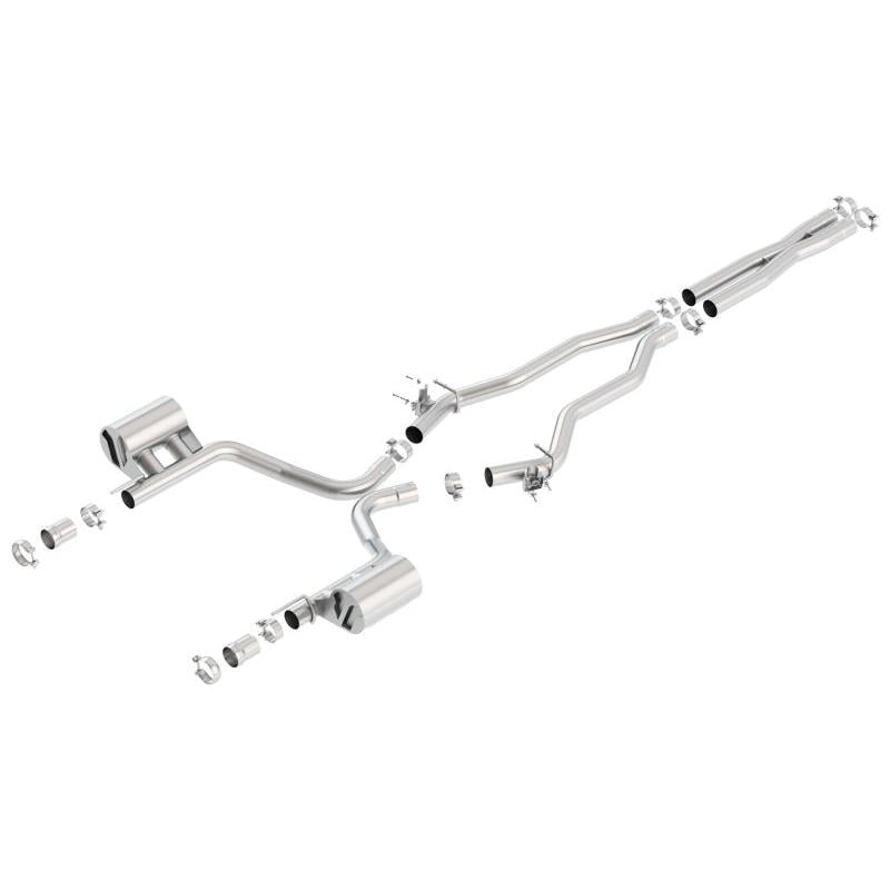 Borla 2015-2022 Charger SRT 392 / Scat Pack 6.4L Atak Catback Exhaust Single Split Rear Exit-SR1 Performance
