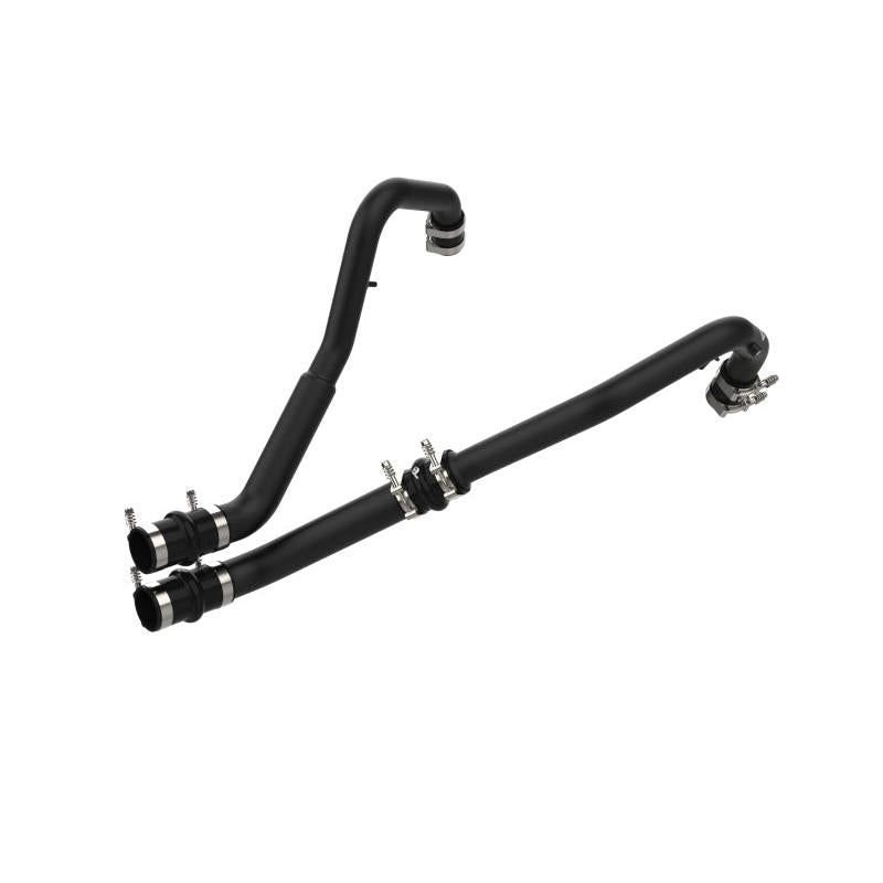 aFe Bladerunner Intercooler Hot Charge Pipe Black 2-2.5in 2021+ Ford F-150 V6-2.7L (tt)-SR1 Performance