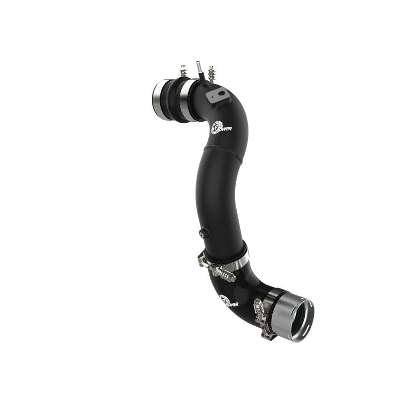 aFe Power 21-22 Ford Bronco L4-2.3L (t) BladeRunner 3in Aluminum Cold Charge Pipe Black-SR1 Performance
