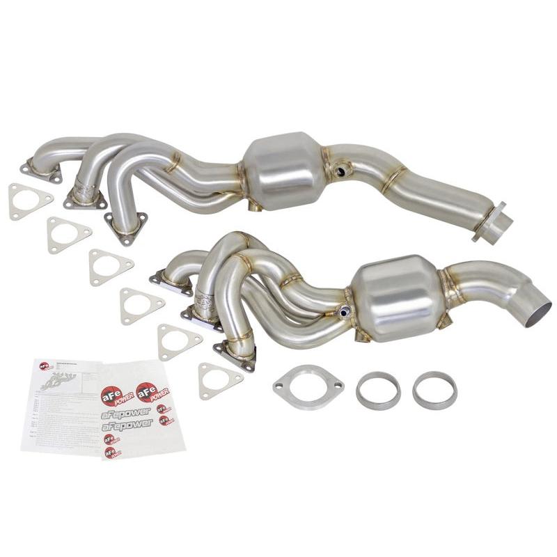 aFe Twisted Steel Headers (Catted) 01-06 BMW M3 L6-3.2L S54-SR1 Performance