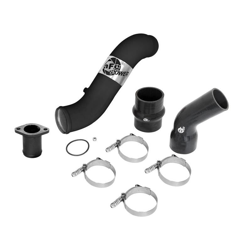 aFe Bladerunner 3in Intercooler Hot Side Tube for 16-17 Nissan Titan XD V8 5.0L (td)-SR1 Performance