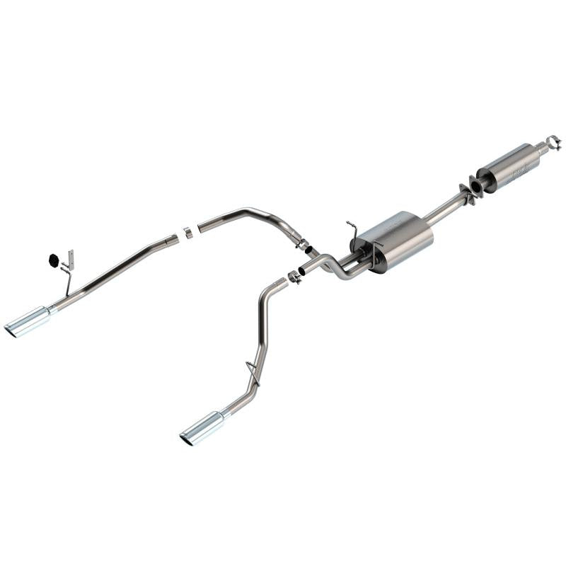 Borla 19-22 RAM 1500 3.6L V6 4DR 140.5/144.6/153.5 Wheel Base 2.25in S-Type Cat-Back Exhaust-SR1 Performance