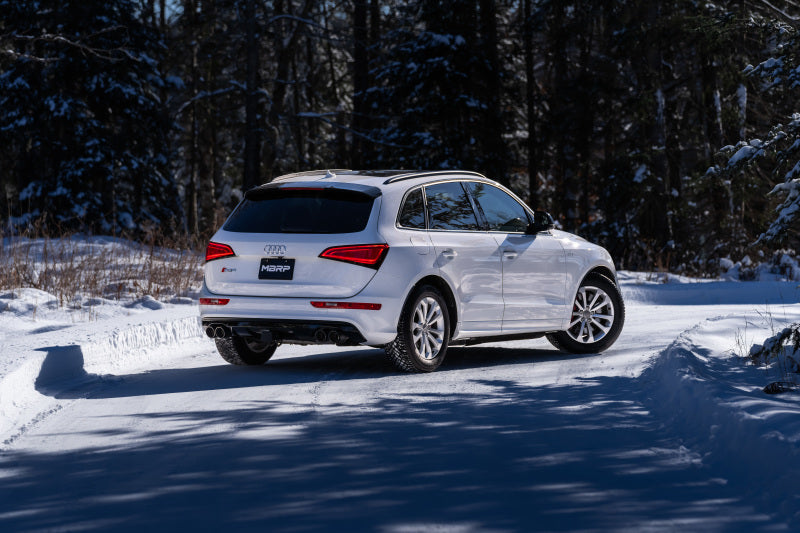 MBRP 14-17 Audi SQ5 3.0T Dual Rear Exit Axle Back w/ Quad Carbon Fiber Tips - T304-SR1 Performance