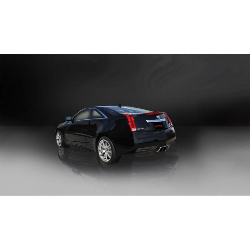 Corsa 2011-2015 Cadillac CTS Coupe V 6.2L V8 Black Sport Axle-Back Exhaust-SR1 Performance