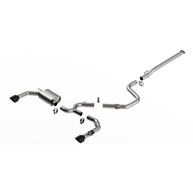 Borla 22-23 Hyundai Elantra N 2.0L 4 CYL. Turbo AT/MT ATAK Catback Exhaust Black Chrome-SR1 Performance