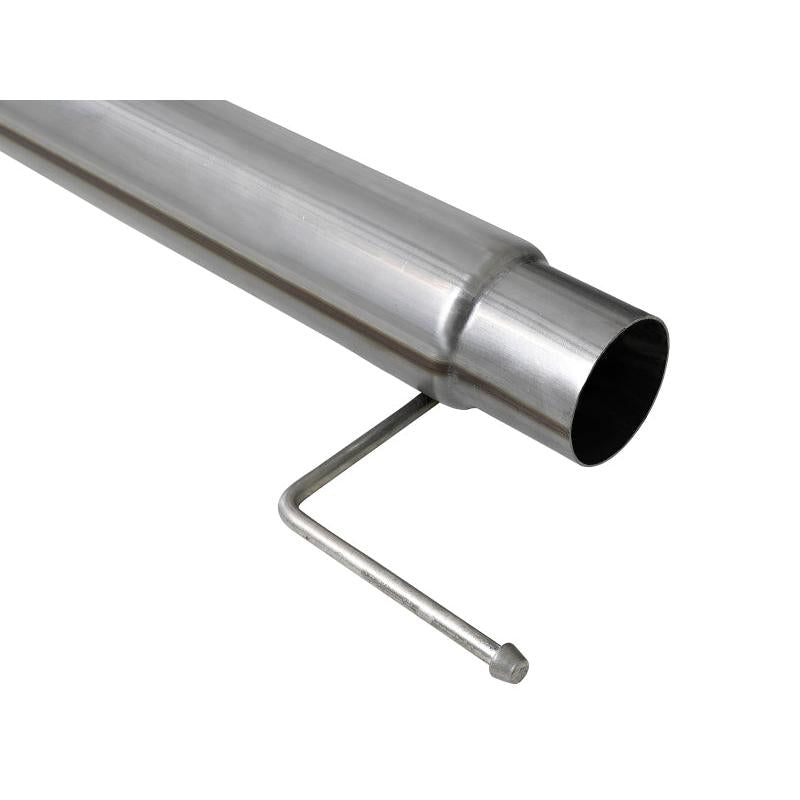 aFe Large Bore-HD 4in 409 SS DPF-Back Exh 18-19 Ford F-150 V6-3.0L (td) w/ Polished Tip-SR1 Performance