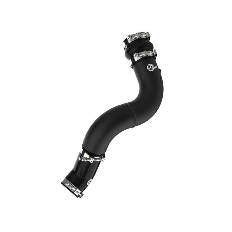 aFe 19-23 RAM Diesel L6-6.7L BladeRunner 3.5 IN Aluminum Cold Charge Pipe - Black-SR1 Performance