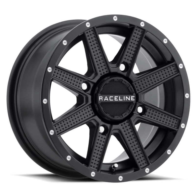 Raceline A92B Hostage 14x7 inch Satin Black Wheel for Powersports Vehicles