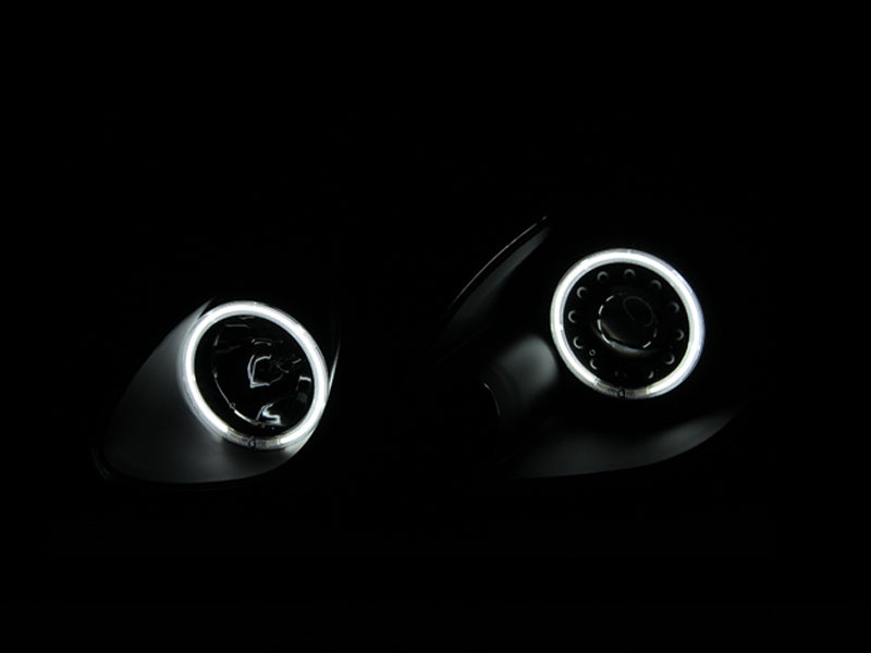 ANZO 1998-2005 Lexus Gs300 Projector Headlights w/ Halo Black-SR1 Performance