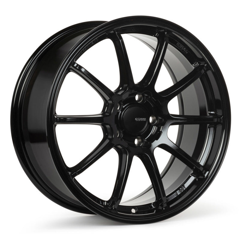 Enkei TRIUMPH 18x8 5x114.3 45mm Offset 72.6mm Bore Gloss Black Wheel-SR1 Performance