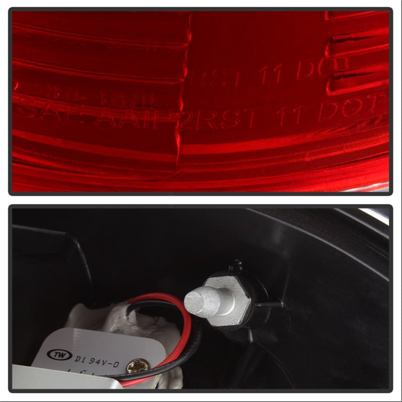 Spyder Ford F150 side 97-03/F250/350 Duty 99-07 LED Tail Lights Red Clear ALT-YD-FF15097-LED-RC-SR1 Performance