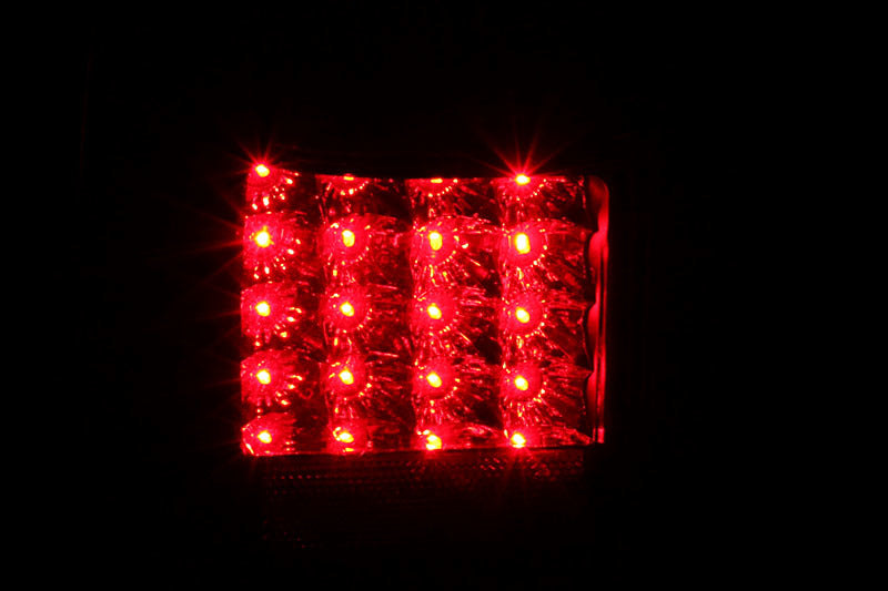 ANZO 2001-2002 Toyota 4 Runner LED Taillights Black-SR1 Performance
