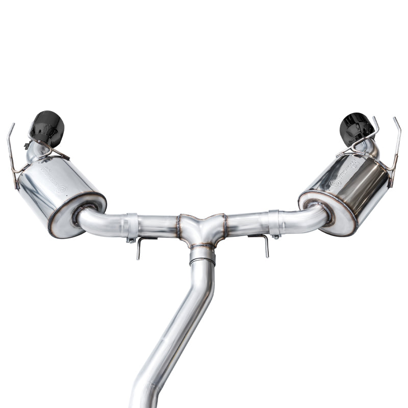 AWE Tuning 22+ Honda Civic Si/Acura Integra Touring Edition Catback Exhaust - Dual Diamond Black Tip-SR1 Performance
