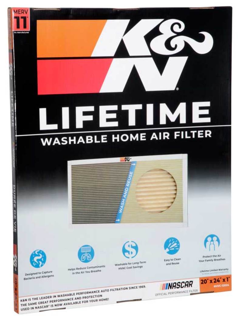K&N HVAC Filter - 20 x 24 x 1-SR1 Performance