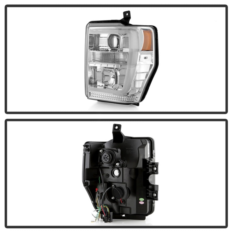 Spyder Ford F-250/350/450 08-10 V2 High-Power LED Headlights-Switch Back-Chrome PRO-YD-FS08PL-SBLB-C-SR1 Performance