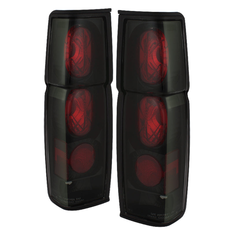 Spyder Nissan Hardbody 86-97 Euro Style Tail Lights Black Smoke ALT-YD-NH86-BSM-SR1 Performance