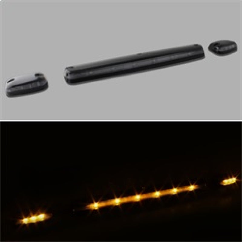 Xtune Chevy Silverado 07-13 Amber LED Cab Roof Lights Clear ACC-LED-CS07-CR-C-SR1 Performance
