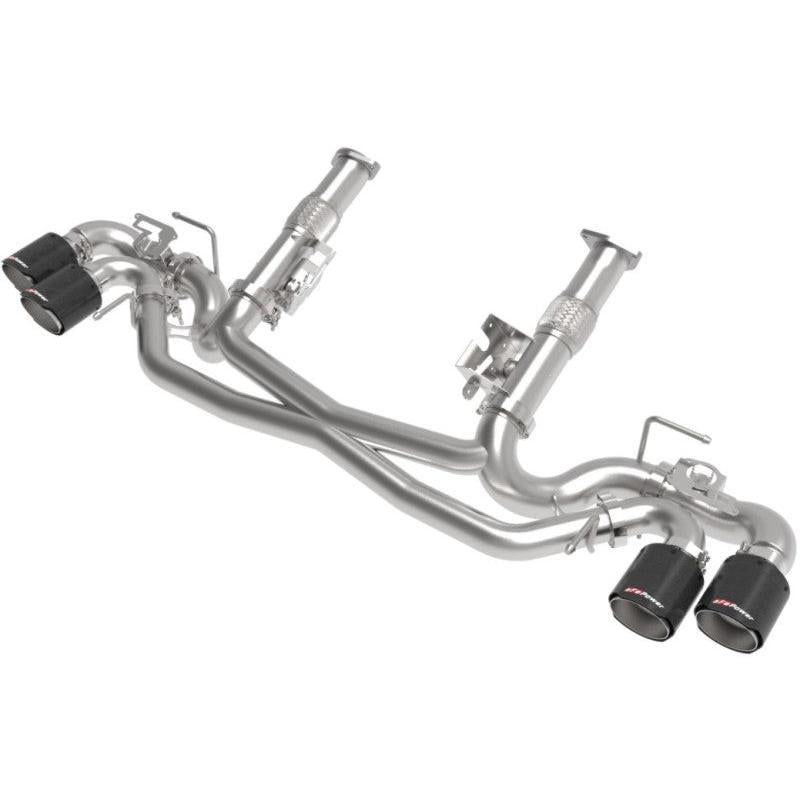 AFe MACH Force-Xp 304 Stainless Steel Cat-Back Exhaust Carbon 2020 Chevrolet Corvette C8-SR1 Performance