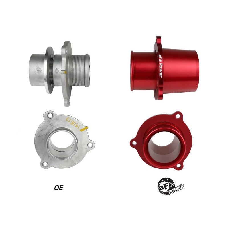 aFe BladeRunner 15-20 VW GTI Turbo Muffler Delete for OE Charge Pipe - Red-SR1 Performance