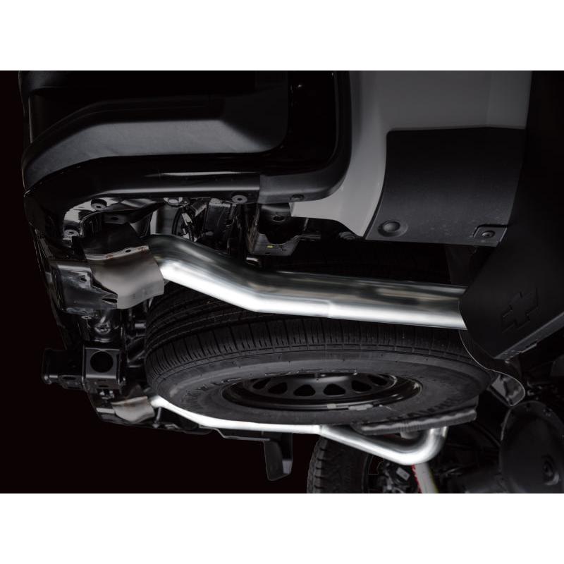AWE 4th Gen GM 1500 5.3L 0FG Catback Split Rear Exit (w/ Bumper Cutouts) - OE Tips-SR1 Performance