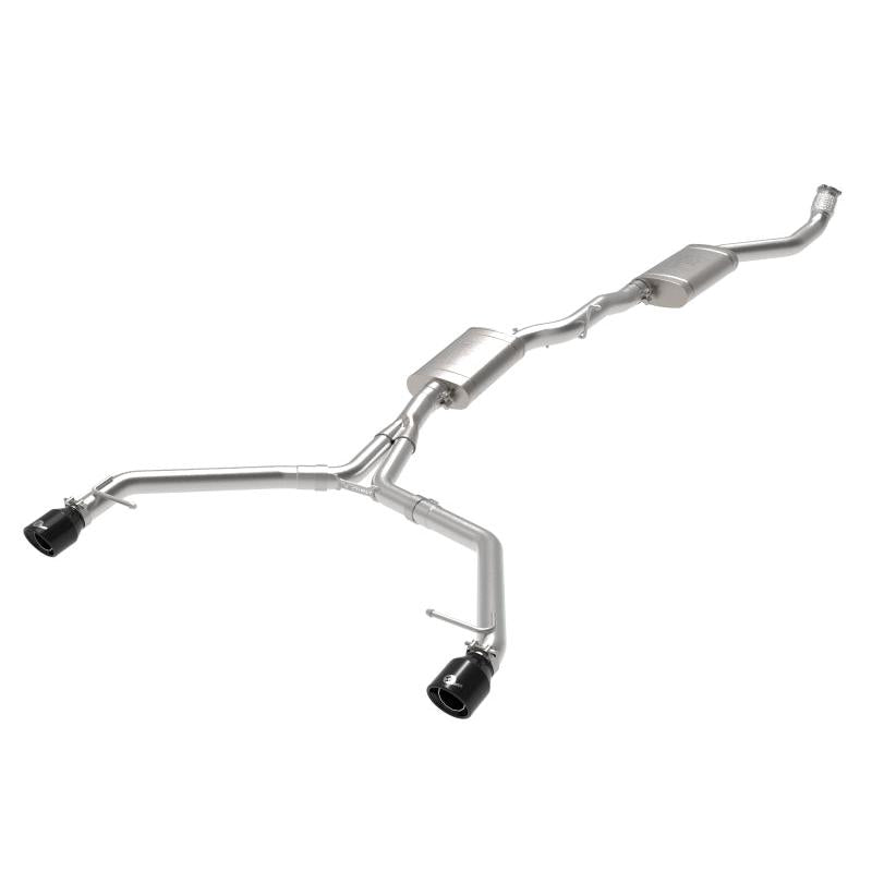 afe MACH Force-Xp 13-16 Audi Allroad L4 SS Cat-Back Exhaust w/Black Tips-SR1 Performance