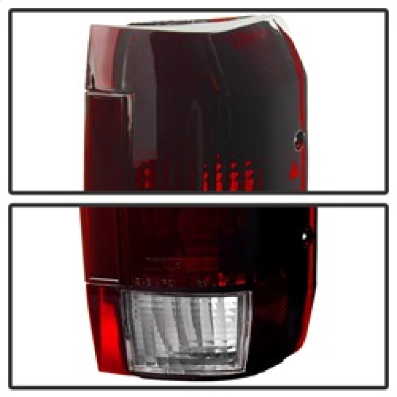 Xtune Ford Bronco F150 F250 F350 F450 92-96 OE Style Tail Lights Red Smoked ALT-JH-FB92-OE-RSM-SR1 Performance