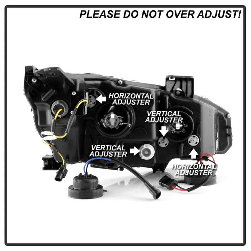 Spyder Honda Civic 16- 2DR/4DR/Hatchback Projector Headlights - Black PRO-YD-HC16SI-SEQGR-BK-SR1 Performance