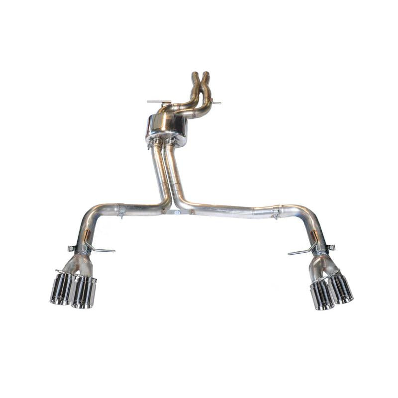 AWE Tuning Audi B8.5 S5 3.0T Track Edition Exhaust - Chrome Silver Tips (90mm)-SR1 Performance
