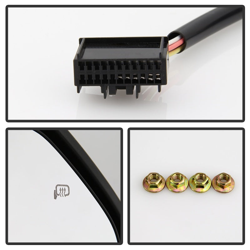 xTune 08-15 Ford F-250 SD Heated Adj LED Signal Power Mirror - Smk (MIR-FDSD08S-G4-PW-RSM-SET)-SR1 Performance