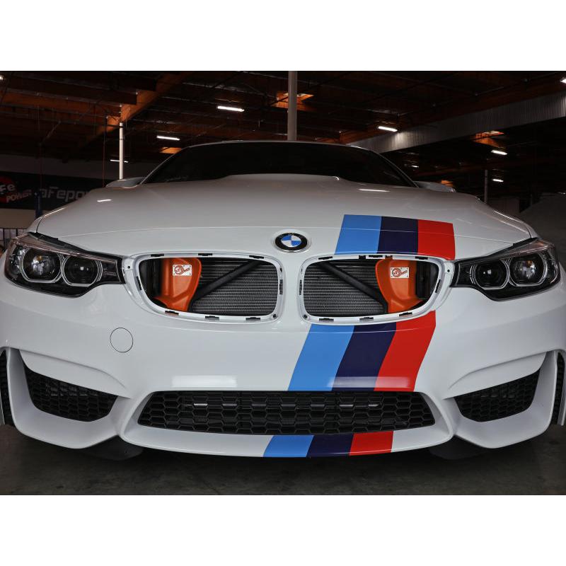 aFe Magnum FORCE Dynamic Air Scoop 15-18 BMW M3/15-20 M4 - Orange-SR1 Performance