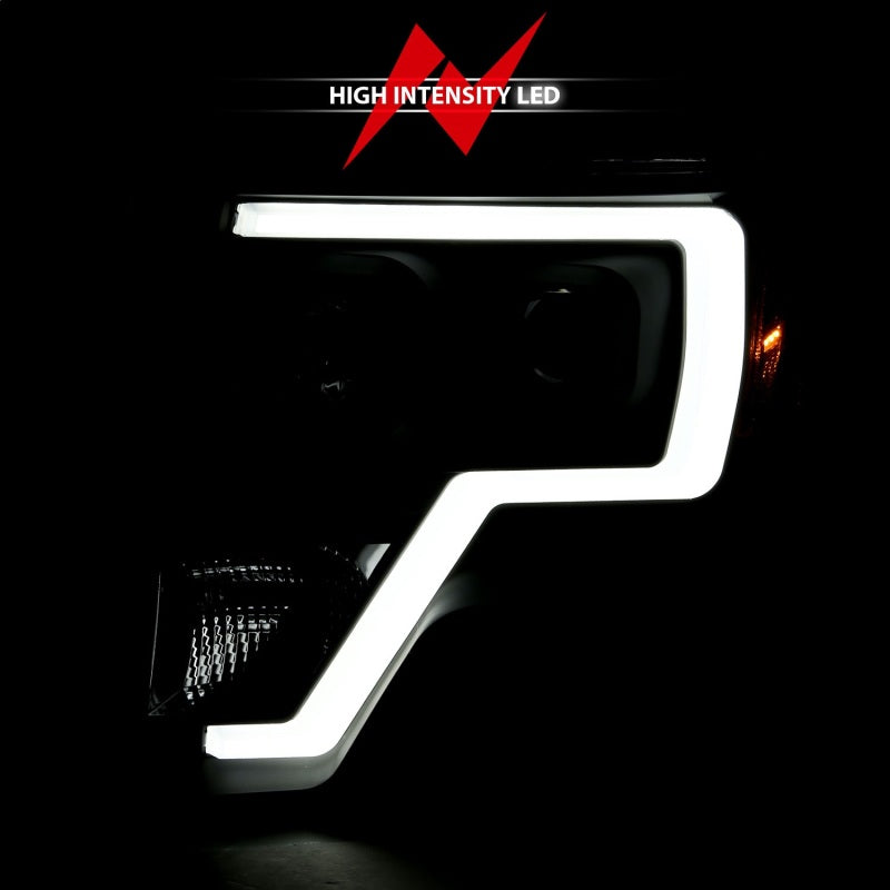 ANZO 2009-2014 Ford F-150 Projector Light Bar H.L Black Amber-SR1 Performance