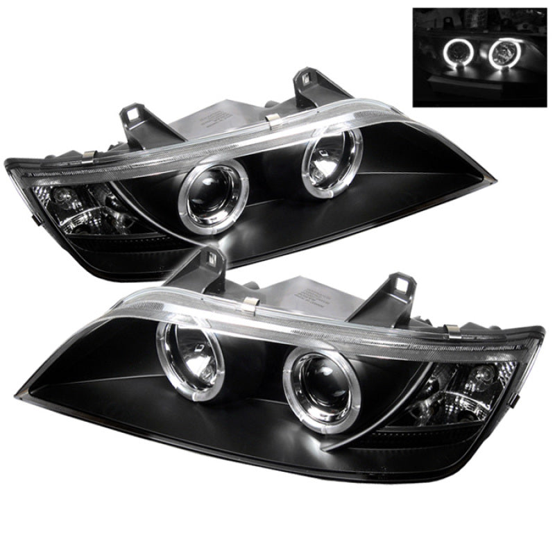 Spyder BMW Z3 96-02 Projector Headlights LED Halo Black High H1 Low H1 PRO-YD-BMWZ396-HL-BK-SR1 Performance