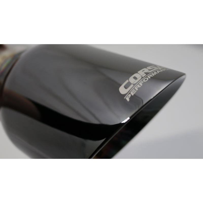 Corsa 2009-2019 Single Universal 3.0in Inlet / 4.5in Outlet Black PVD Pro-Series Tip Kit-SR1 Performance