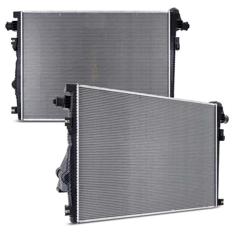 Mishimoto 11-16 Ford F250 6.7L Powerstroke Primary Plastic Radiator - OE Fitment and Reliable Cooling Solution
