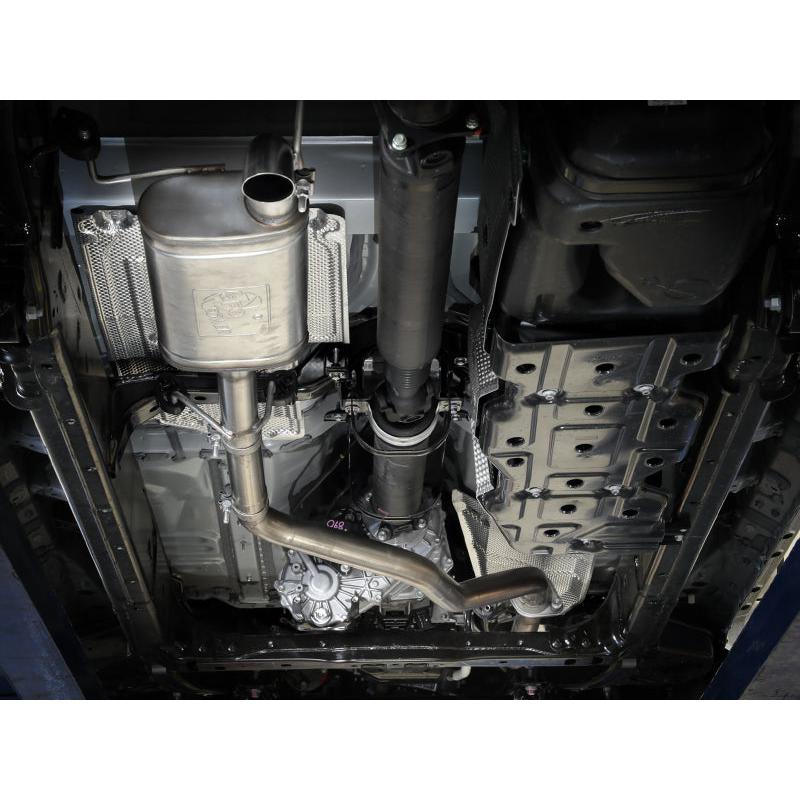 aFe 2024 Toyota Tacoma L4-2.4L ROCK BASHER 2.5in 409 Stainless Steel Cat-Back Exhaust System-SR1 Performance