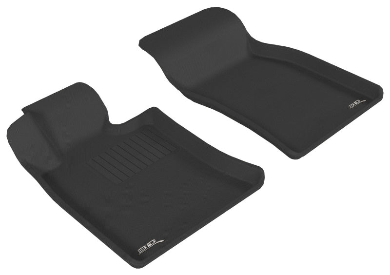 3D MAXpider 2007-2013 Mini Cooper Hardtop/Convertible/Clubman Kagu 1st Row Floormat - Black-SR1 Performance
