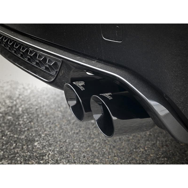 aFe MACH Force-Xp 3.5in. 304 SS C/B Exhaust System 15-18 BMW X5 M (F85) V8-4.4L (tt) - Black Tip-SR1 Performance